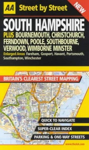 AA Street by Street Hampshire, South