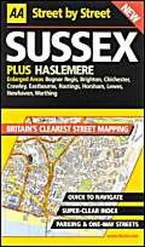 AA Street by Street Sussex