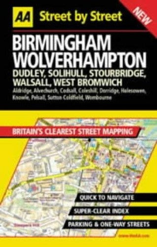 AA Street by Street Birmingham, Wolverhampton