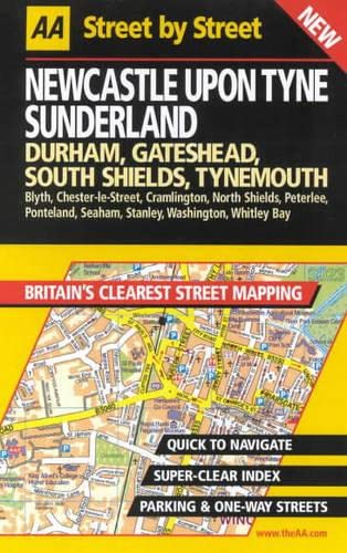 AA Street by Street Newcastle Upon Tyne, Sunderland