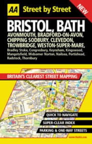 AA Street by Street Bristol, Bath