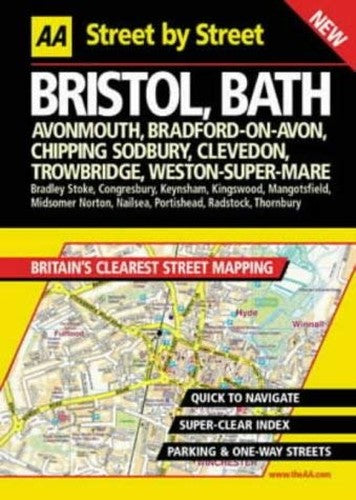 AA Street by Street Bristol, Bath