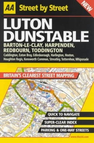 AA Street by Street Luton, Dunstable