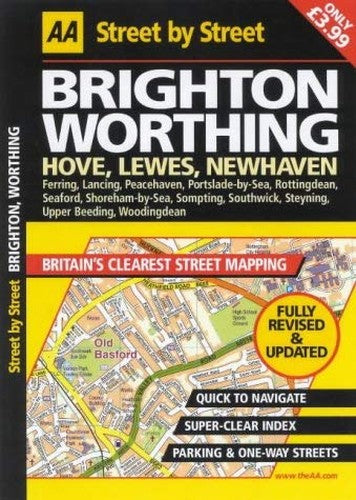 AA Street by Street Brighton, Worthing