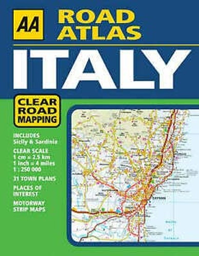 AA Road Atlas Italy
