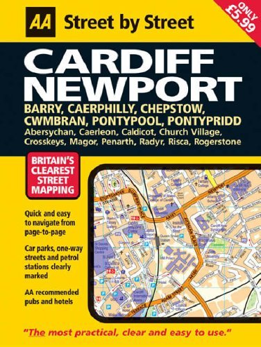 AA Street by Street Cardiff, Newport