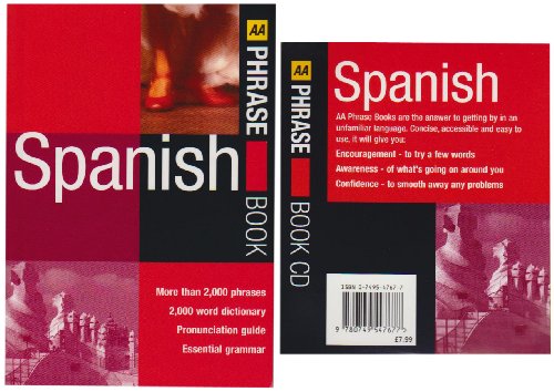 AA Spanish Phrase Book and CD