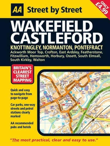 AA Street by Street Wakefield, Castleford