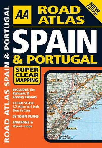 AA Road Atlas Spain and Portugal