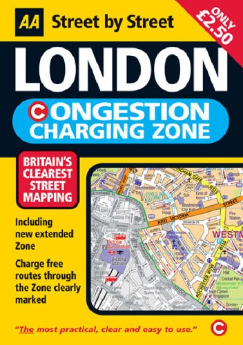 AA London Congestion Charging Map