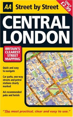 AA Street by Street Central London Map