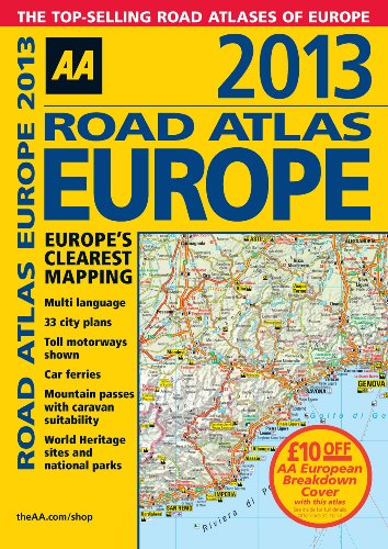 AA Road Atlas Europe