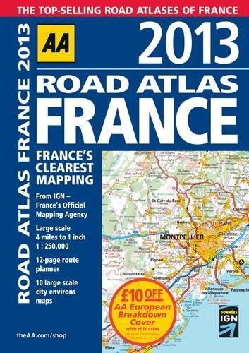 AA Road Atlas France