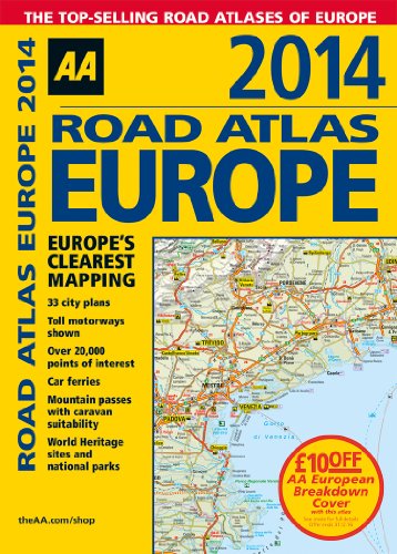 AA Road Atlas Europe