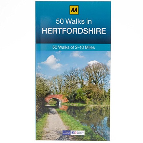 AA 50 Walks In Hertfordshire, Assorted, One Size