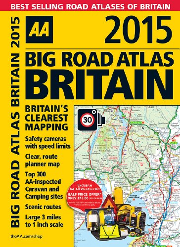 AA Big Road Atlas Britain 2015