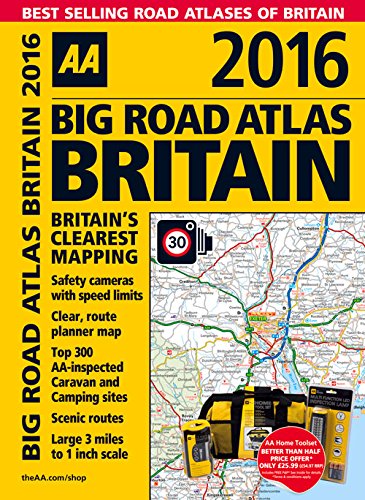 AA Big Road Atlas Britain 2016