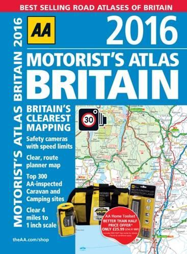 AA Motorist's Atlas Britain 2016