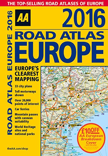 AA Road Atlas Europe