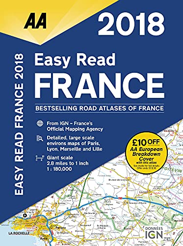AA Easy Read Atlas France
