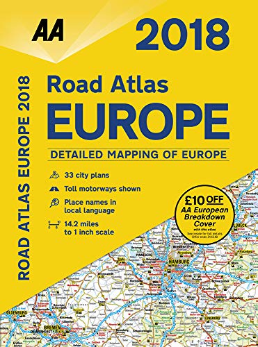 AA Road Atlas Europe