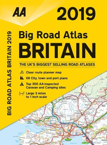 AA Big Road Atlas Britain 2019