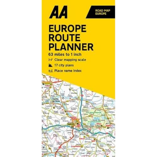 AA Road Map European Route Planner