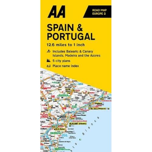 AA Road Map Spain & Portugal
