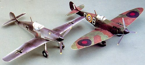 Spitfire and Messerschmitt Bf 109