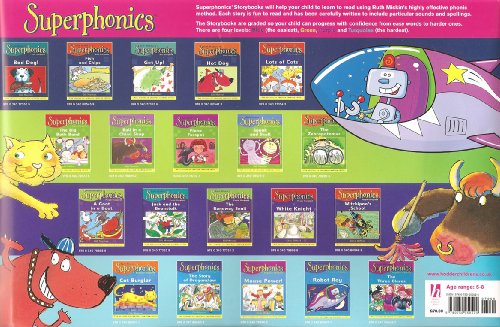 Superphonics - Complete set of 20 books, RRP £70 - All 4 sets included: Blue, Green, Purple and Turquiose Storybooks.