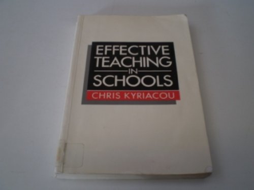 Effective Teaching in Schools