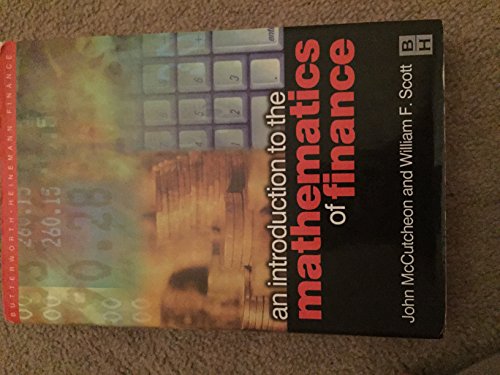 An Introduction to the Mathematics of Finance