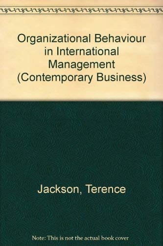 Organizational Behaviour in International Management