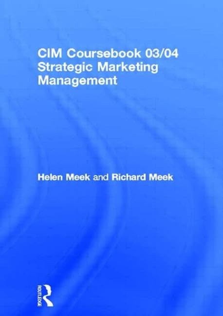 Strategic Marketing Management