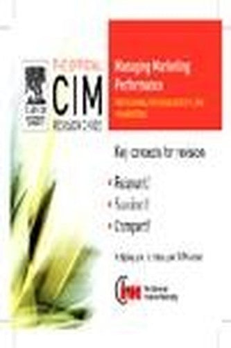 Managing Marketing Performance