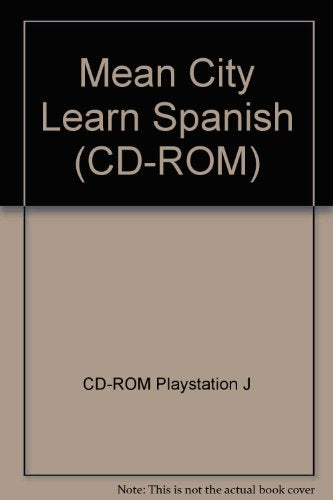 CD-ROM:  Jewel Case (PS):  Mean City:  Learn Spanish