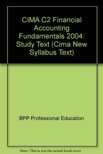 CIMA C2 Financial Accounting Fundamentals