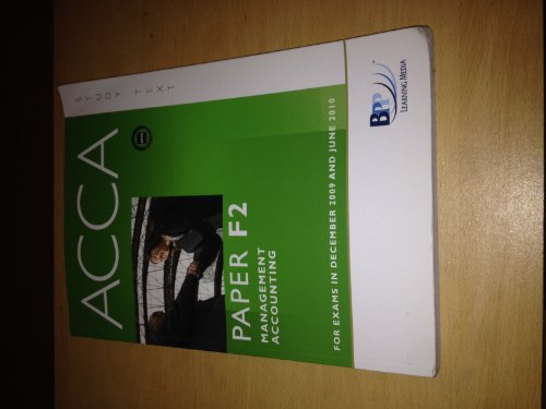 ACCA - F2 Management Accounting