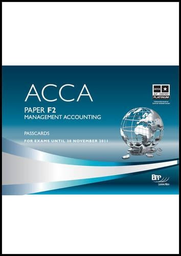 ACCA - F2 Management Accounting