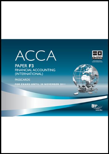 ACCA - F3 Financial Accounting (INT): Passcards: Paper F3