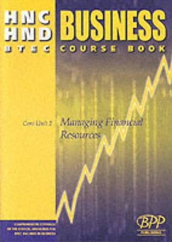 HNC/HND BTEC Core Unit 2 Managing Financial Resources