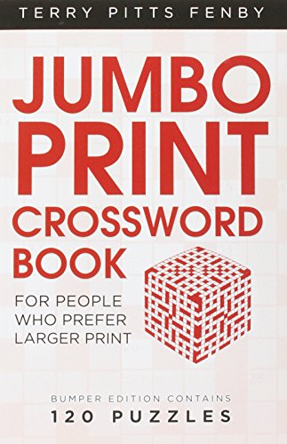 Jumbo Print Crossword Book