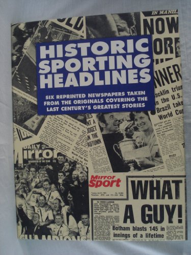 Historic Sporting Headlines