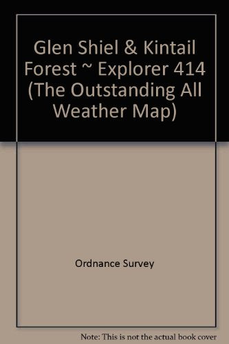Glen Shiel & Kintail Forest ~ Explorer 414 (The Outstanding All Weather Map)
