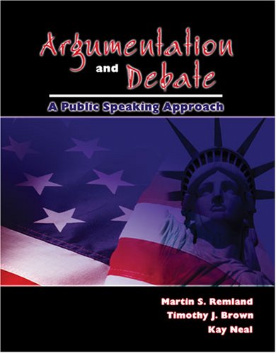 Argumentation and Debate: A Public Speaking Approach