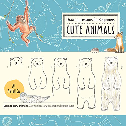 Drawing Lessons for Beginners: Cute Animals