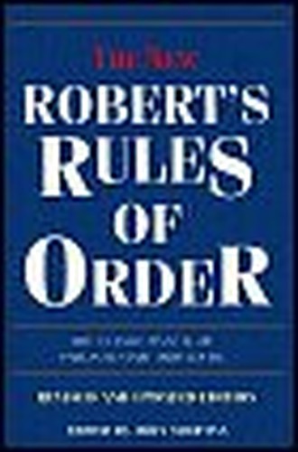 The New Robert's Rules of Order