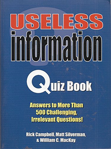 Title: Useless Information Quiz Book