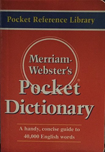 Websters Pocket English Dictionary