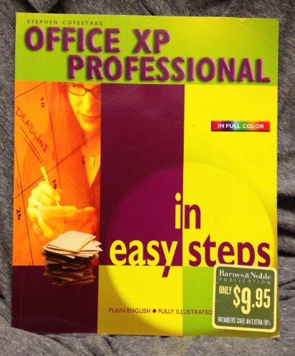 Office Xp Professional: in easy steps
